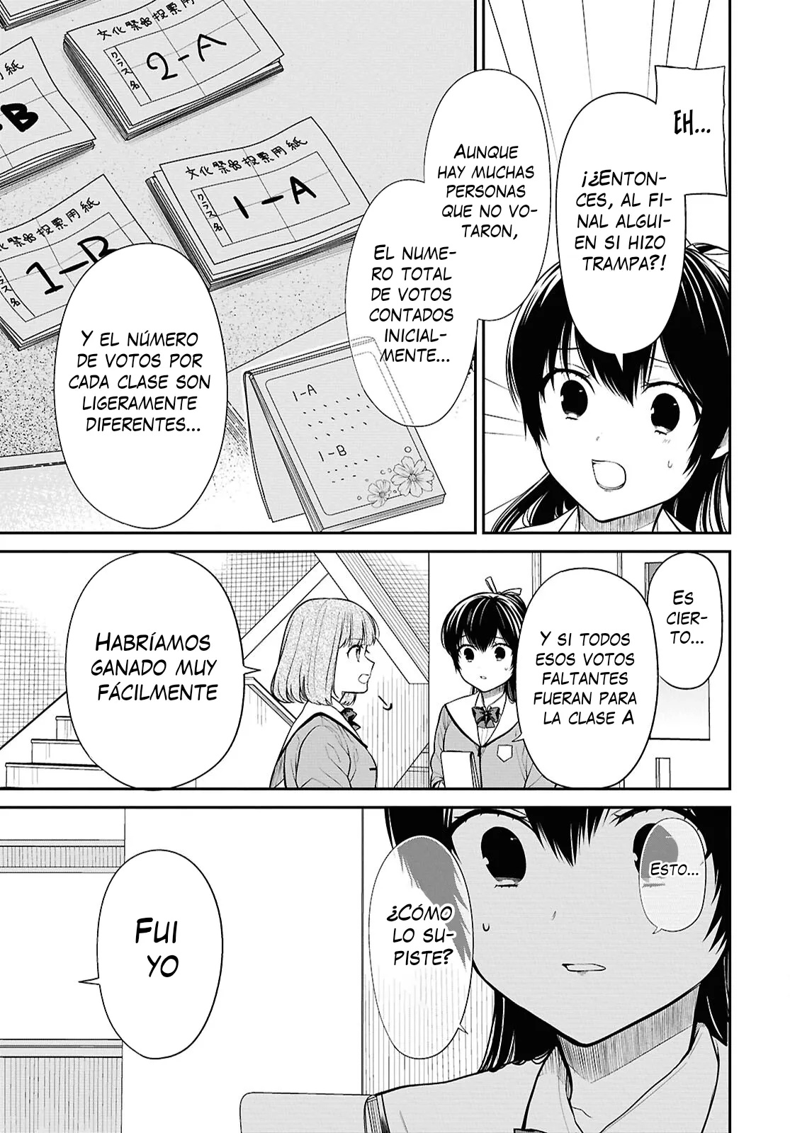 1-nen A-gumi no Monster capítulo 77 página 27