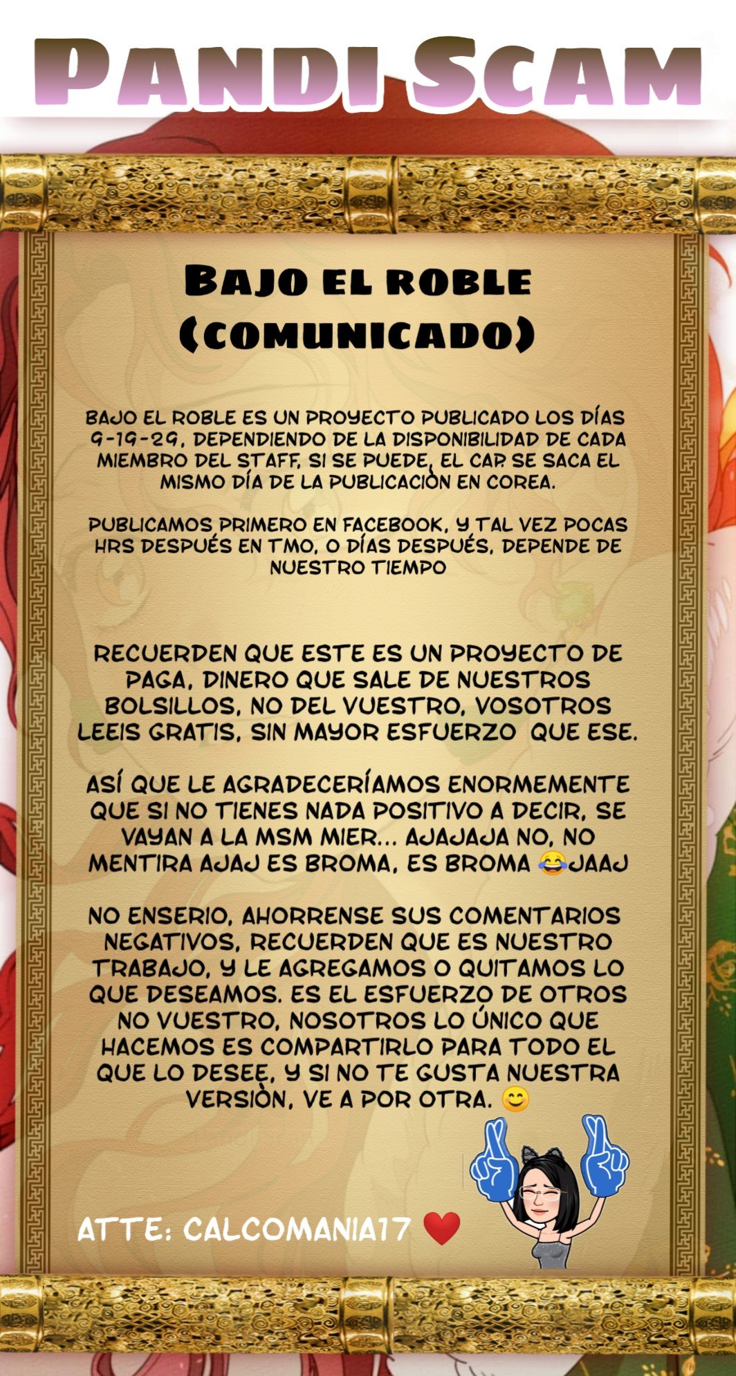Debajo del Roble capítulo 25 página 68