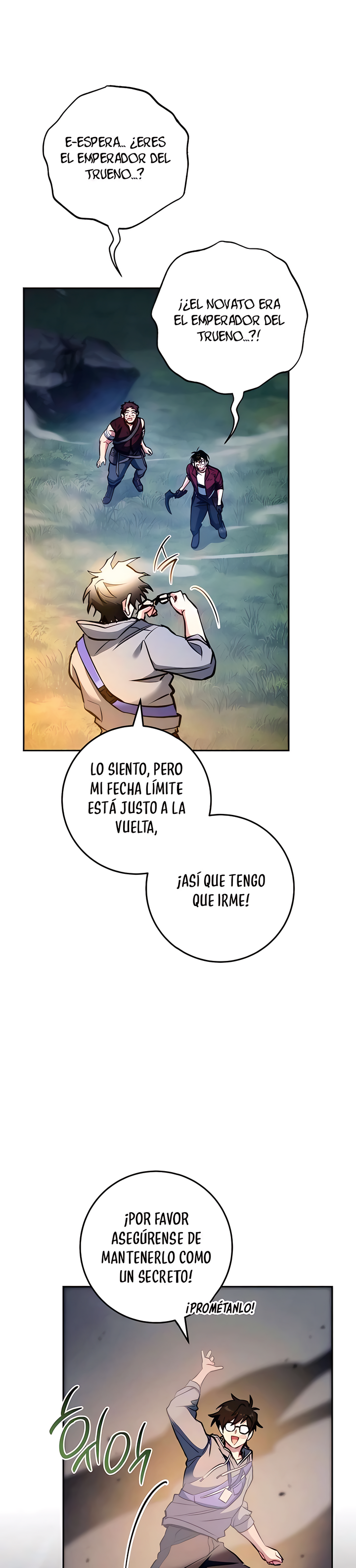El Emperador del Trueno escribe desde las sombras capítulo 7 página 34