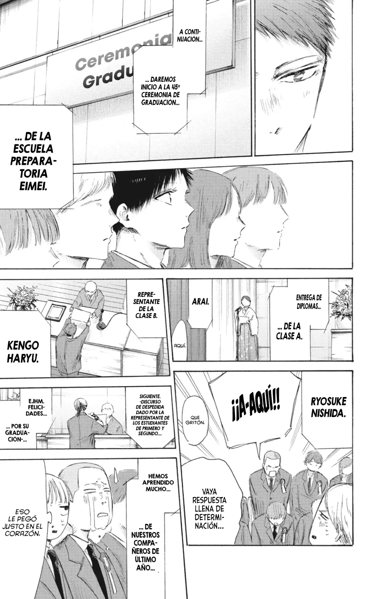 Ao no Hako capítulo 209 página 8