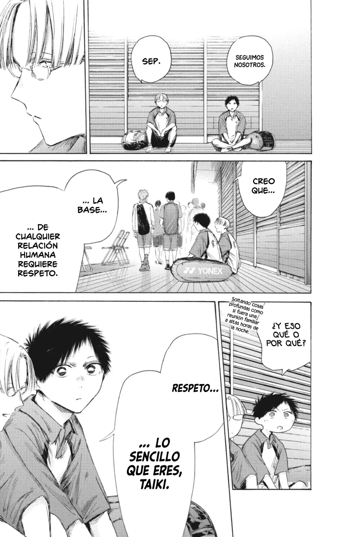 Ao no Hako capítulo 222 página 4