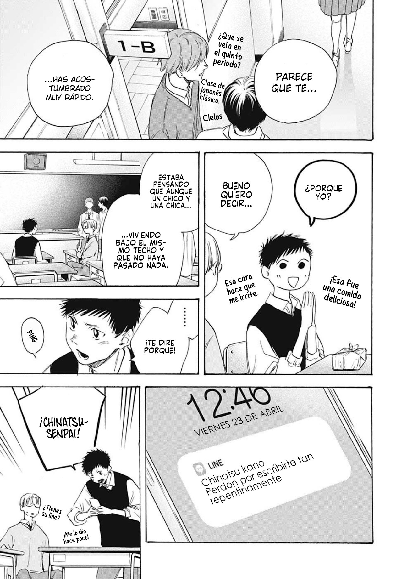 Ao no Hako capítulo 9 página 4