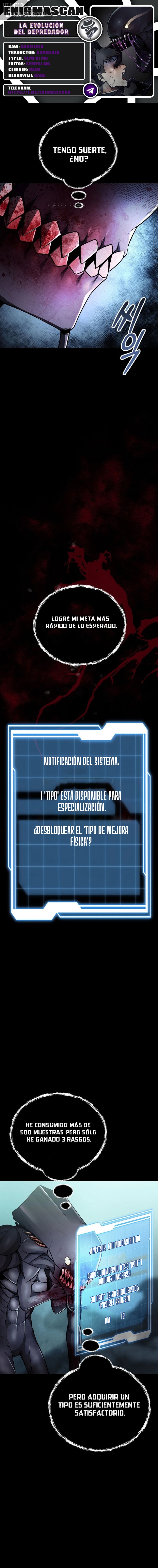 La Evolución del Depredador capítulo 16 página 1