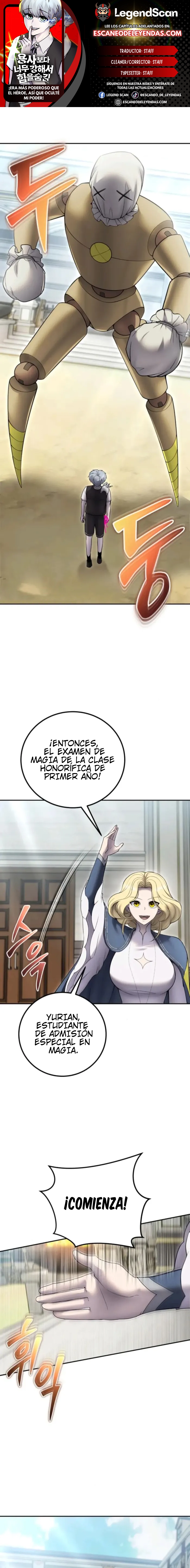 Era más fuerte que el héroe, así que oculté mi poder capítulo 84 página 1