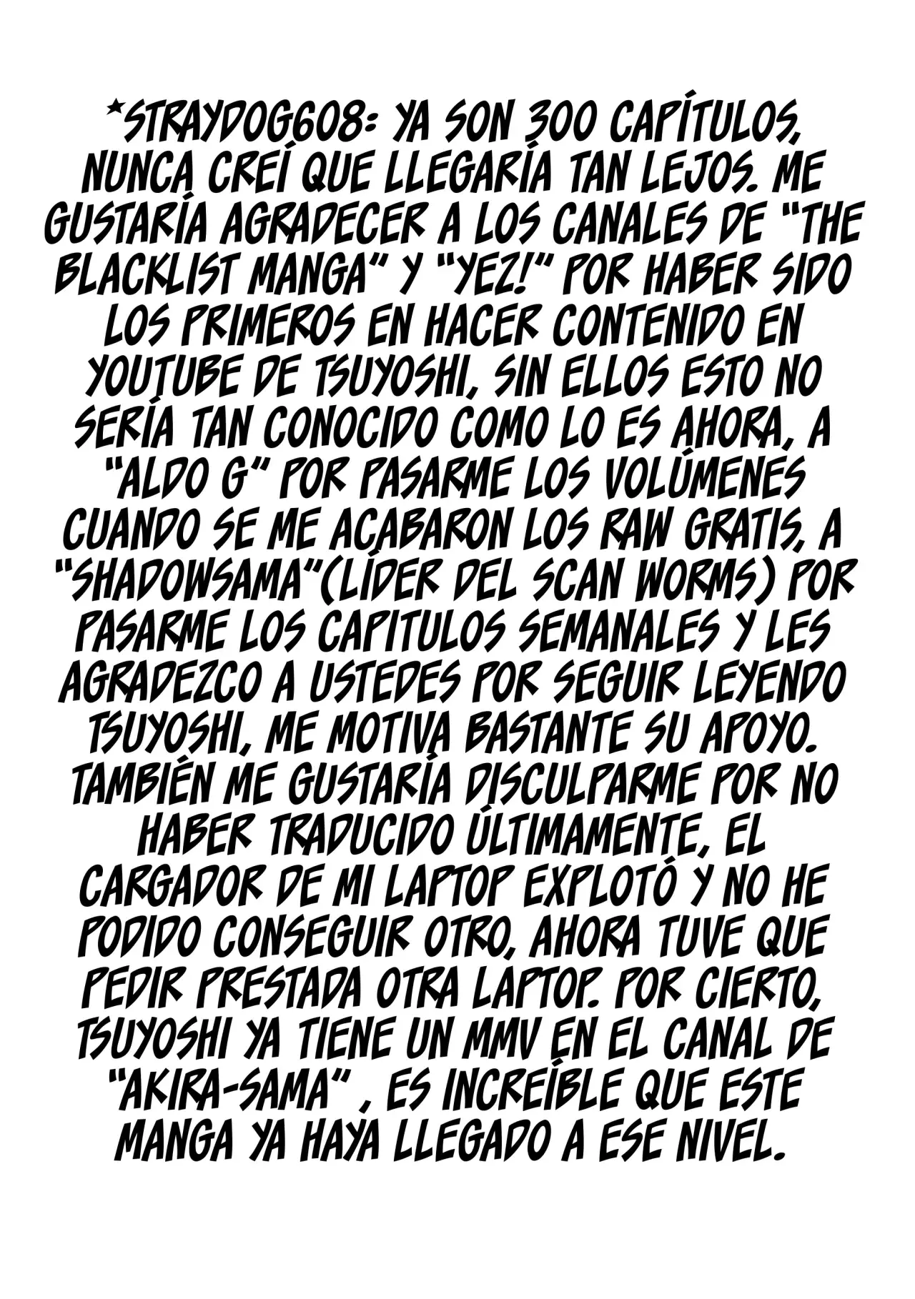 TSUYOSHI capítulo 300 página 22
