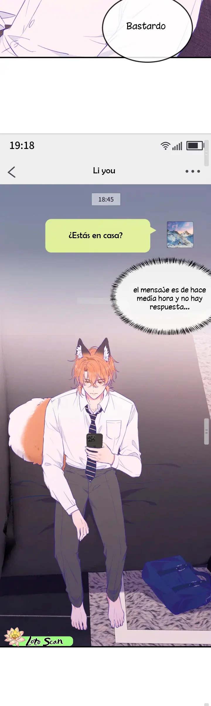 el cachorro mentiroso será devorado capítulo 13 página 18