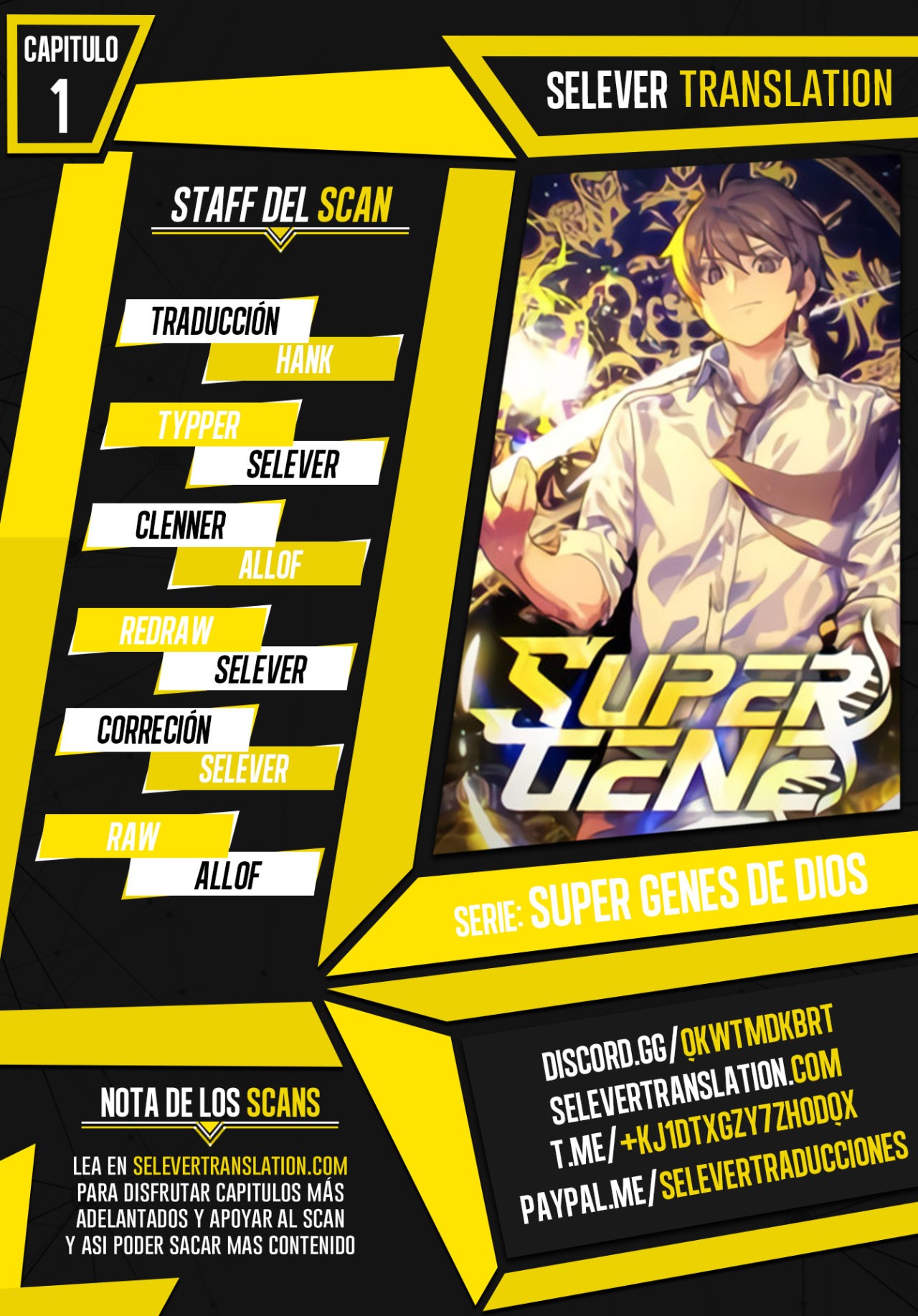 Super Genes de Dios capítulo 1 página 1