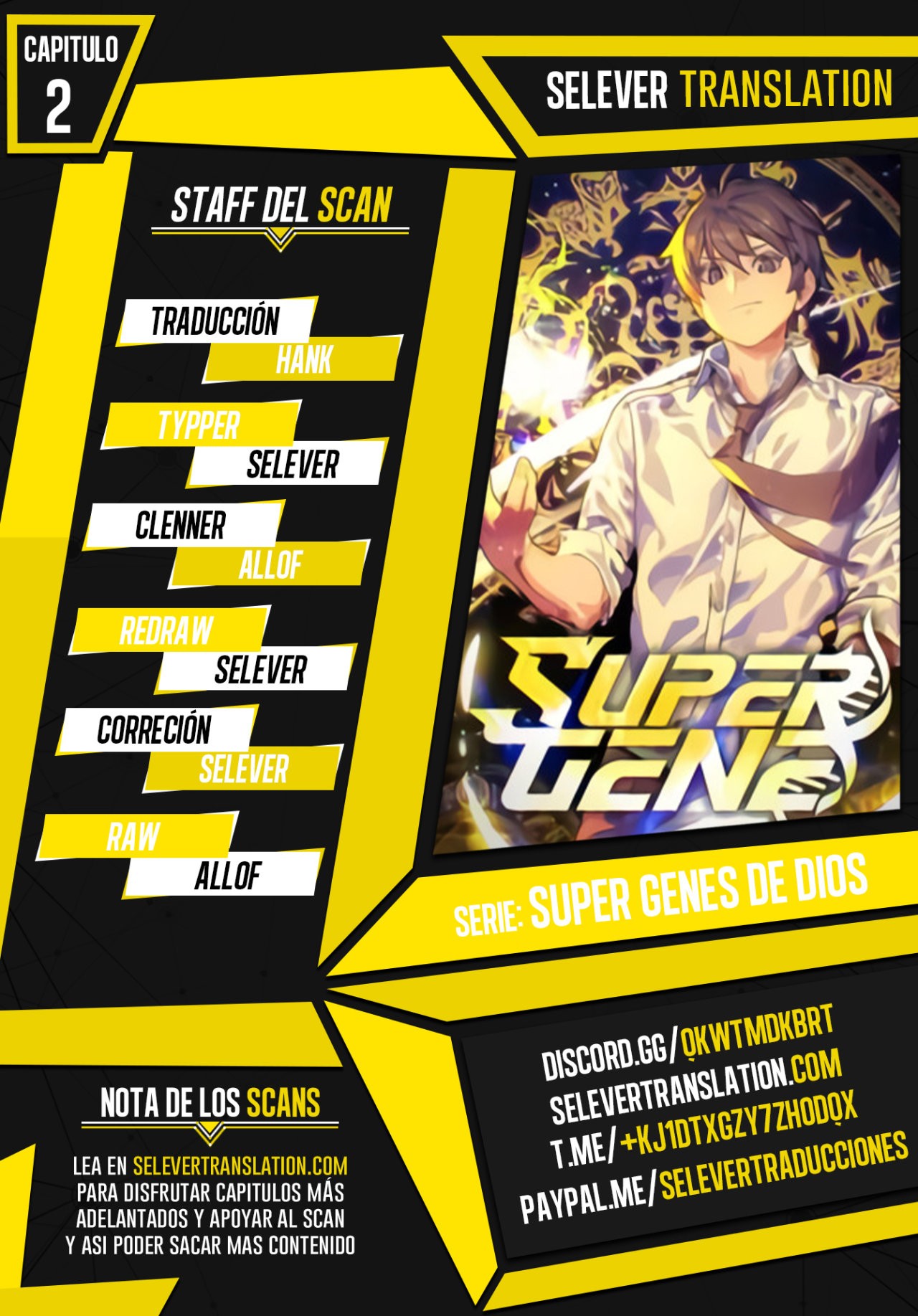 Super Genes de Dios capítulo 2 página 1