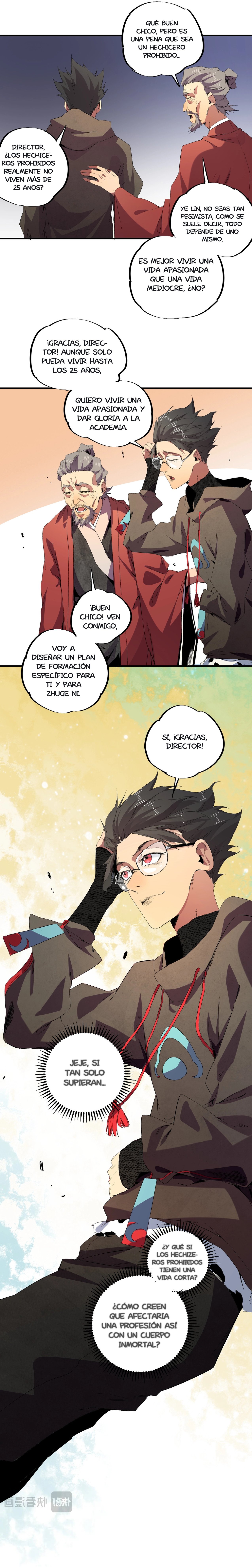 Inmortal Como un Hechicero Prohibido capítulo 1.2 página 16