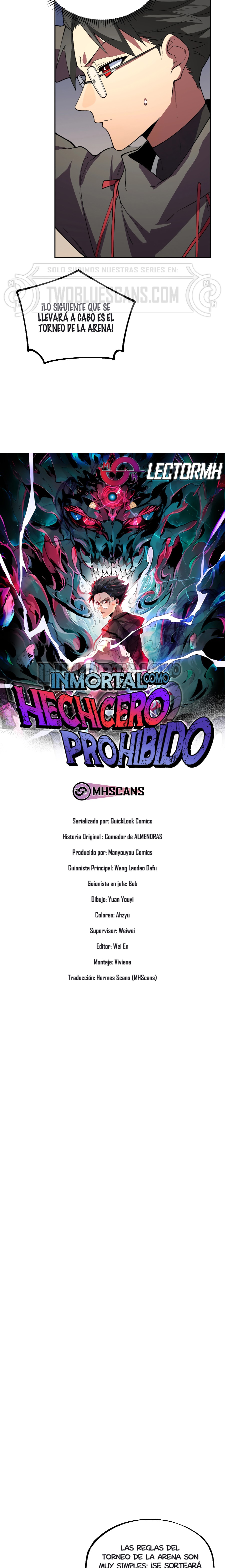 Inmortal Como un Hechicero Prohibido capítulo 16.1 página 5