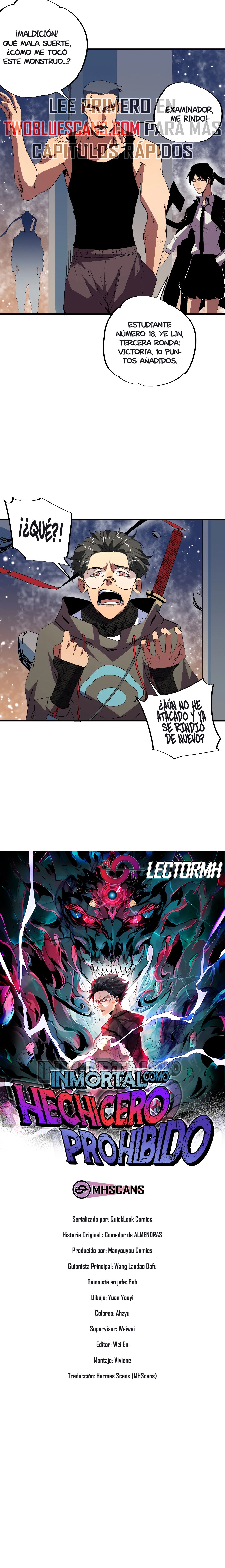 Inmortal Como un Hechicero Prohibido capítulo 17.1 página 3