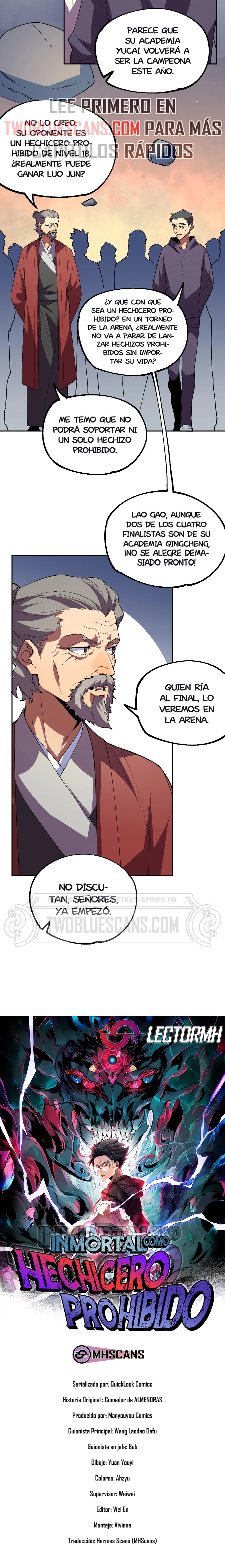 Inmortal Como un Hechicero Prohibido capítulo 18.1 página 3