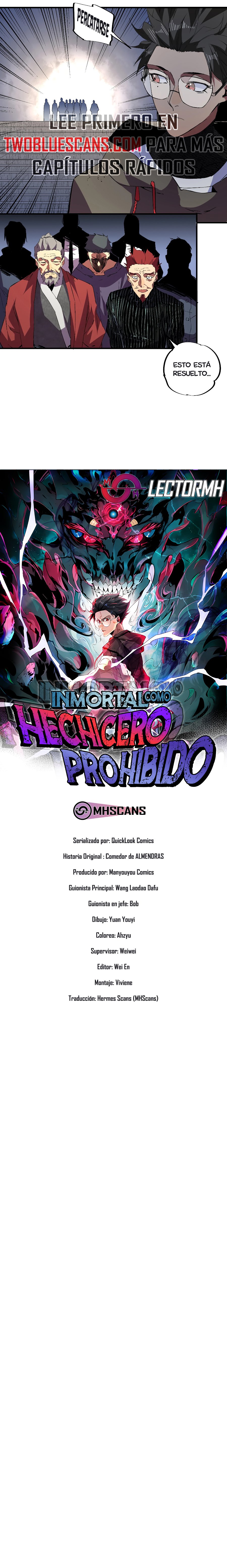 Inmortal Como un Hechicero Prohibido capítulo 19.1 página 3