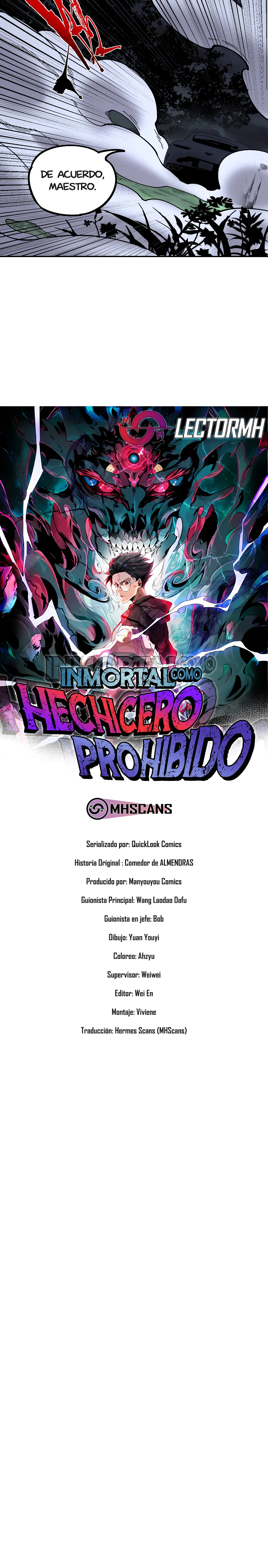 Inmortal Como un Hechicero Prohibido capítulo 35 página 3