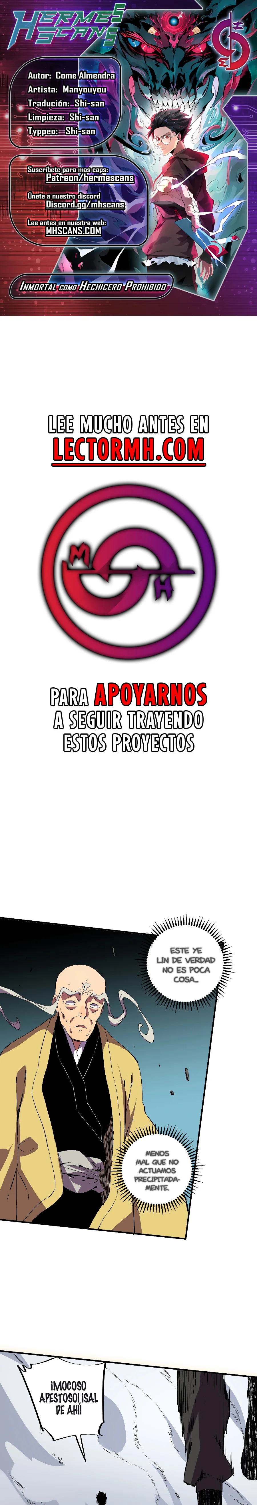 Inmortal Como un Hechicero Prohibido capítulo 38 página 1