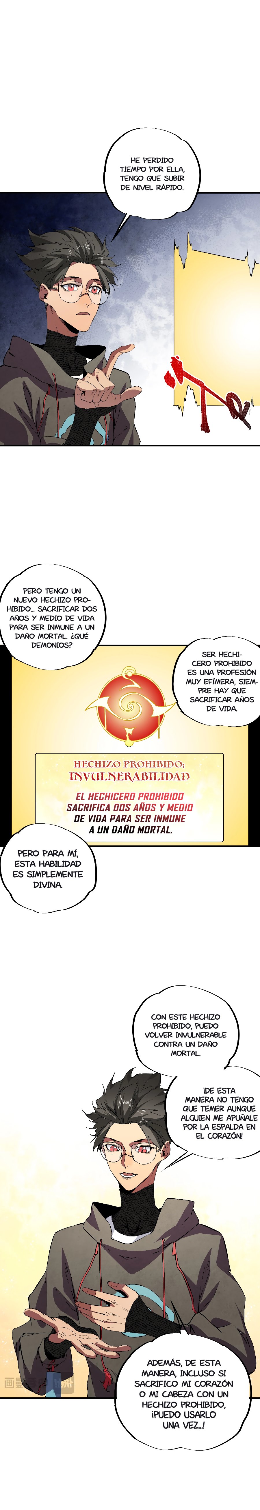 Inmortal Como un Hechicero Prohibido capítulo 4.1 página 8