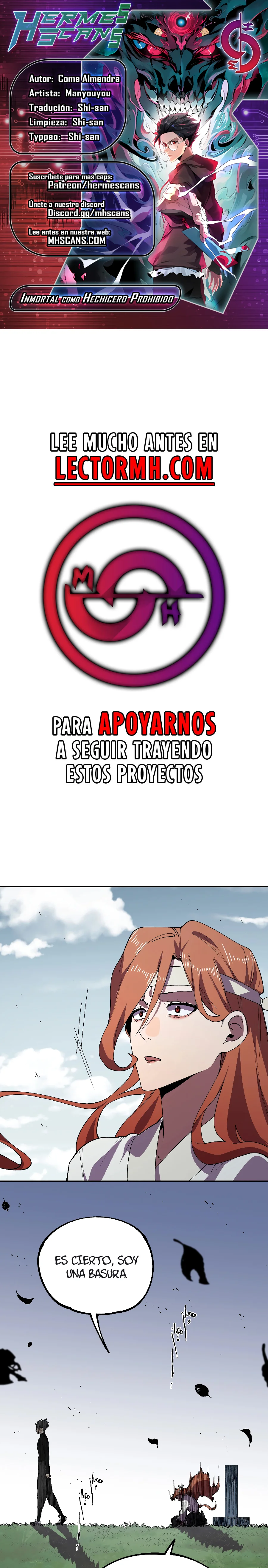 Inmortal Como un Hechicero Prohibido capítulo 42 página 1