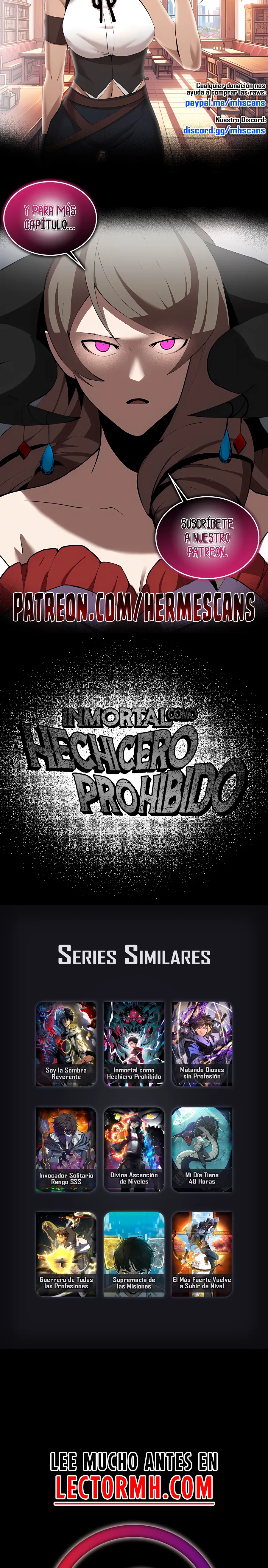 Inmortal Como un Hechicero Prohibido capítulo 61 página 18