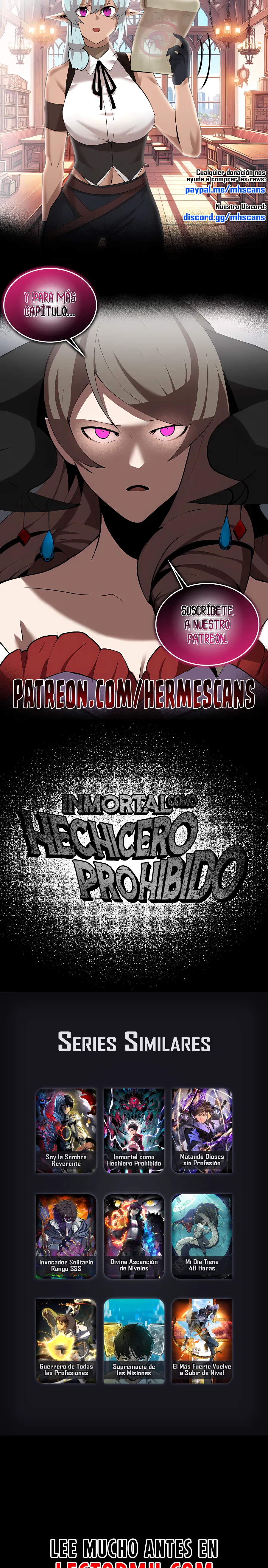 Inmortal Como un Hechicero Prohibido capítulo 62 página 17