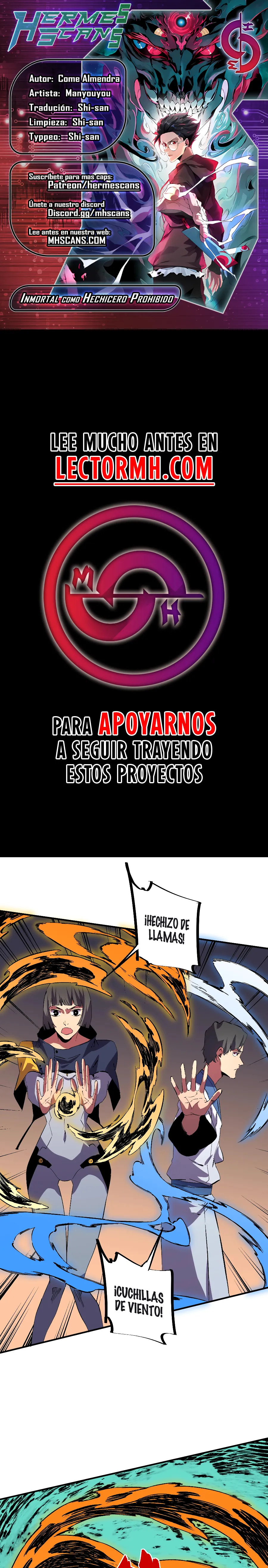 Inmortal Como un Hechicero Prohibido capítulo 63 página 1