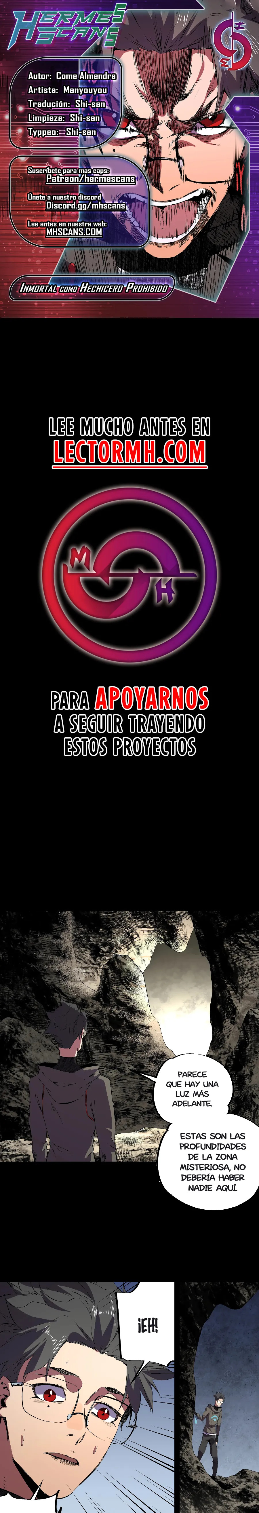 Inmortal Como un Hechicero Prohibido capítulo 65 página 1