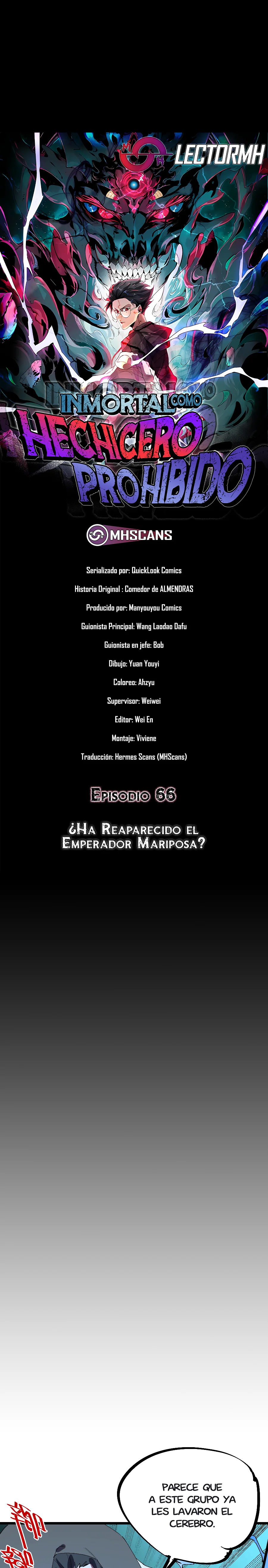 Inmortal Como un Hechicero Prohibido capítulo 66 página 3