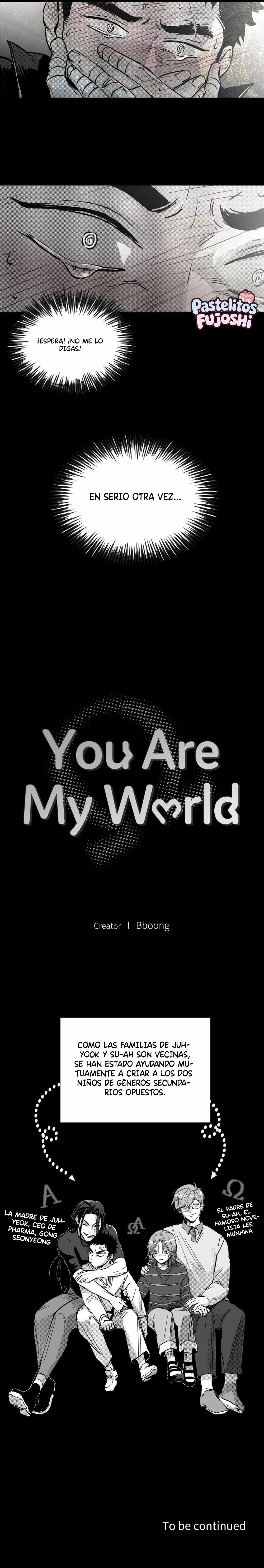 Tú eres mi mundo capítulo 2 página 6