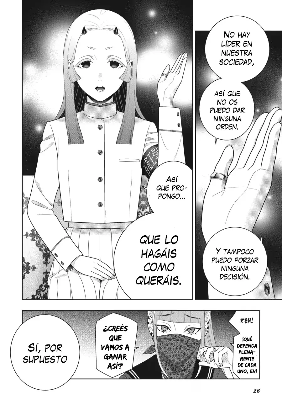 Kakegurui: Compulsive Gambler capítulo 111 página 28