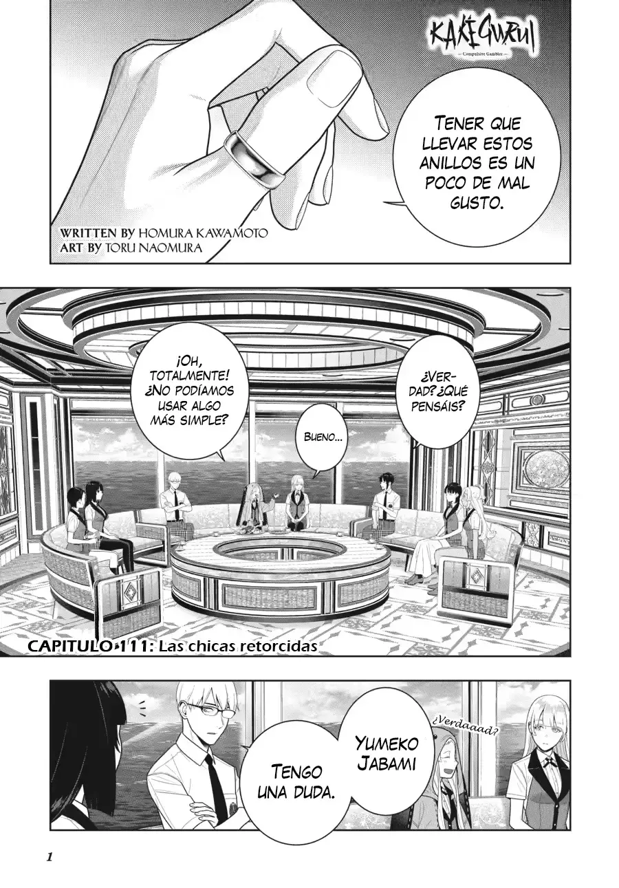 Kakegurui: Compulsive Gambler capítulo 111 página 3