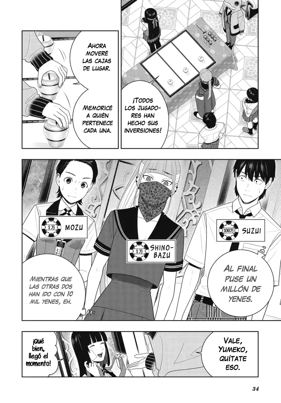 Kakegurui: Compulsive Gambler capítulo 113 página 34