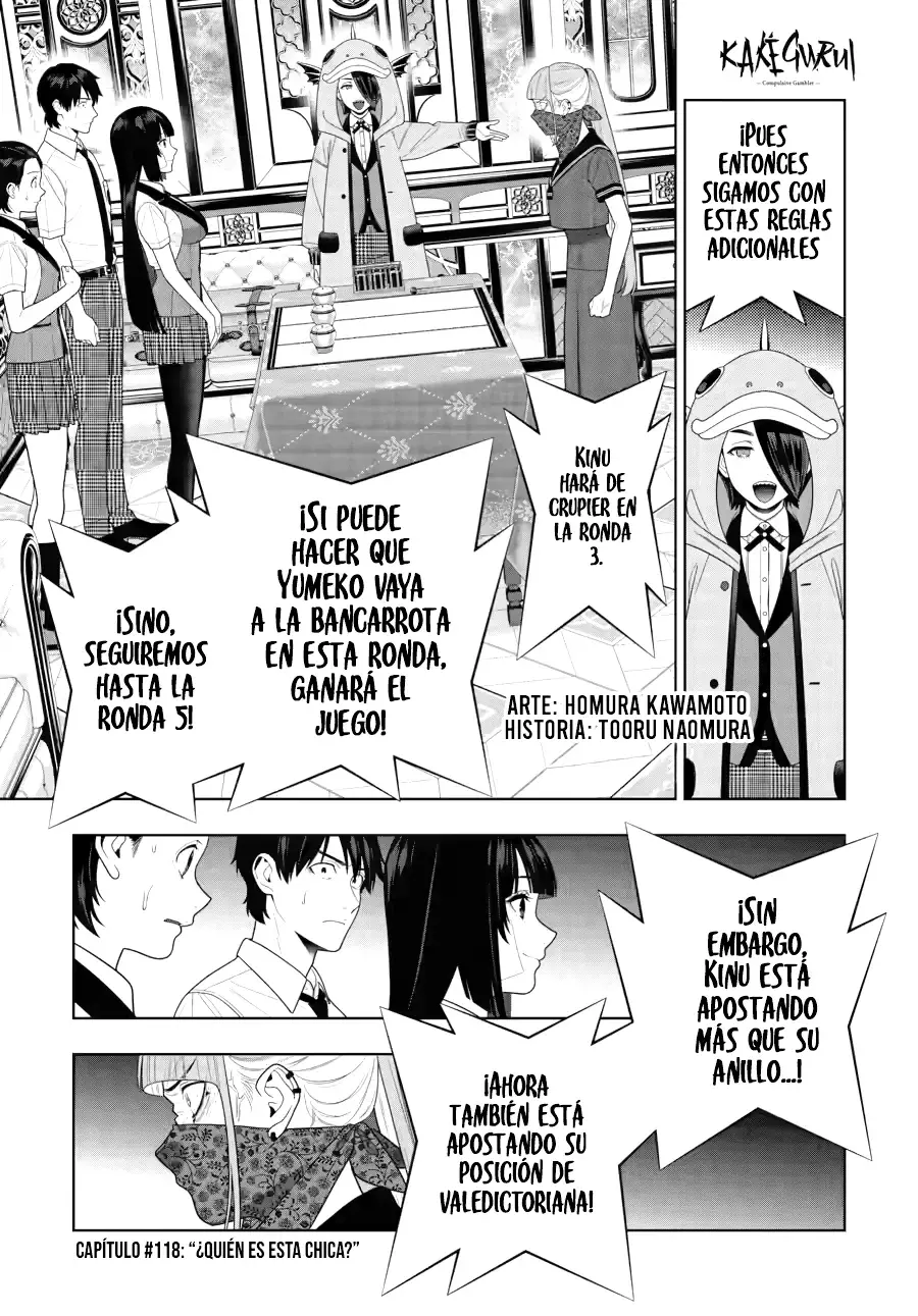 Kakegurui: Compulsive Gambler capítulo 118 página 2