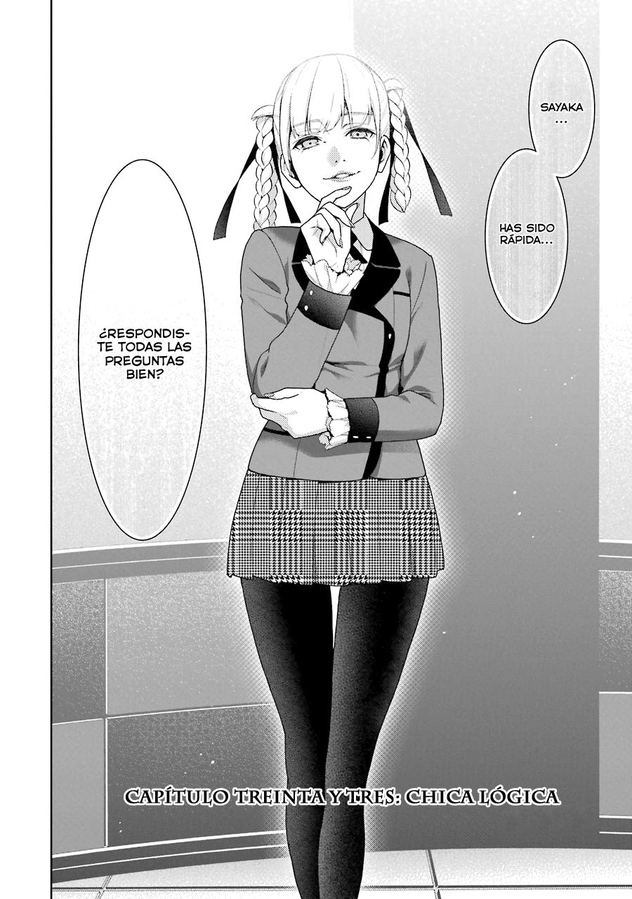Kakegurui: Compulsive Gambler capítulo 33 página 11