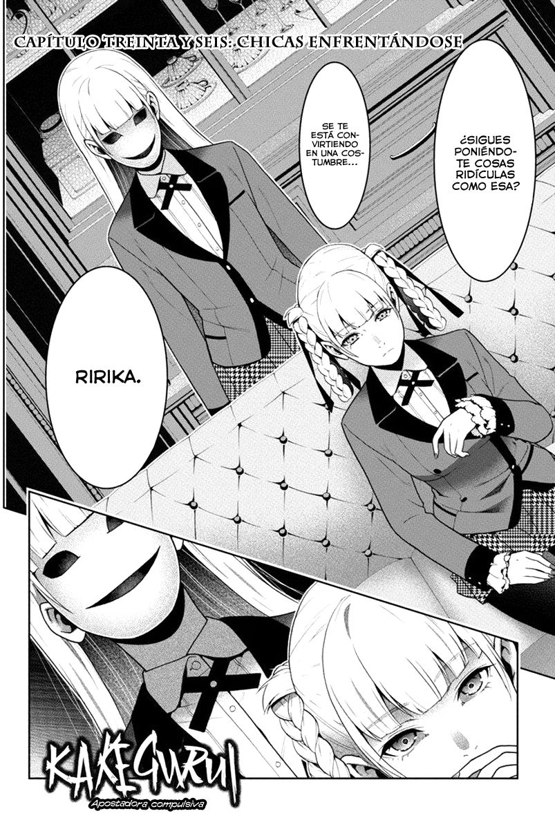 Kakegurui: Compulsive Gambler capítulo 36 página 3