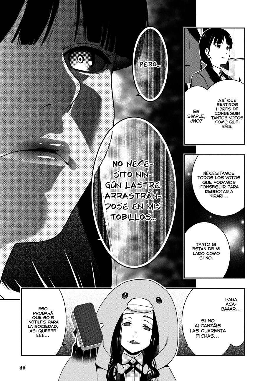 Kakegurui: Compulsive Gambler capítulo 45 página 46