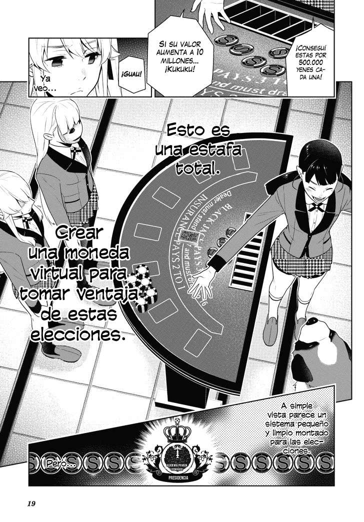 Kakegurui: Compulsive Gambler capítulo 56 página 19