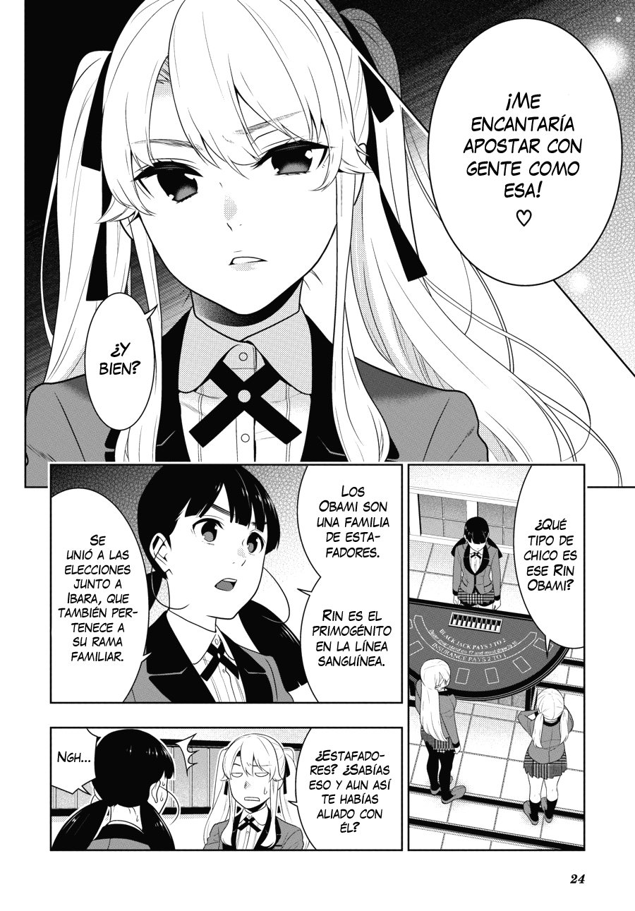 Kakegurui: Compulsive Gambler capítulo 57 página 24