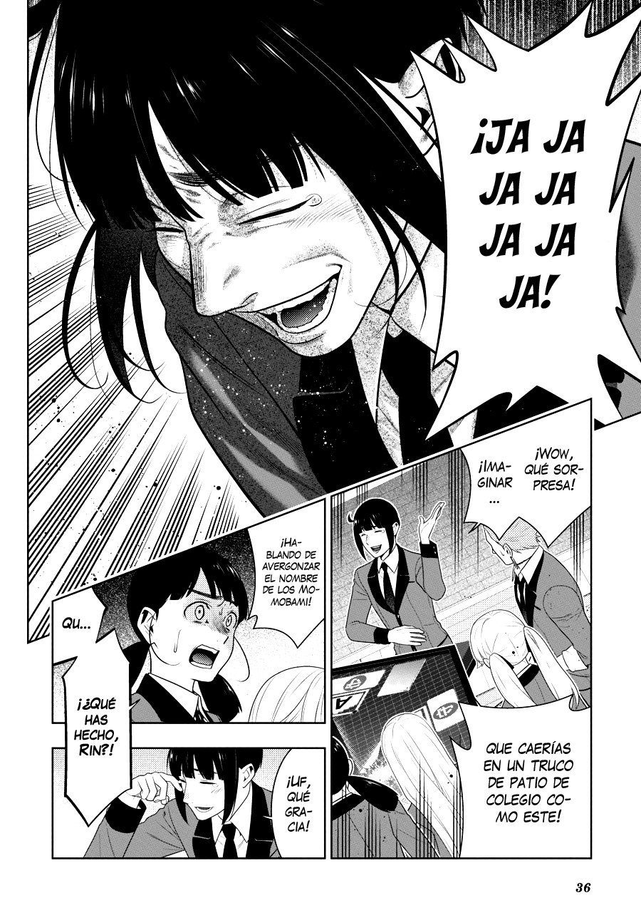 Kakegurui: Compulsive Gambler capítulo 59 página 36