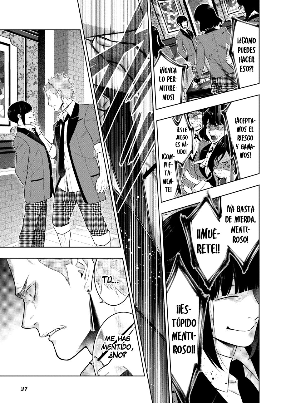 Kakegurui: Compulsive Gambler capítulo 62 página 27