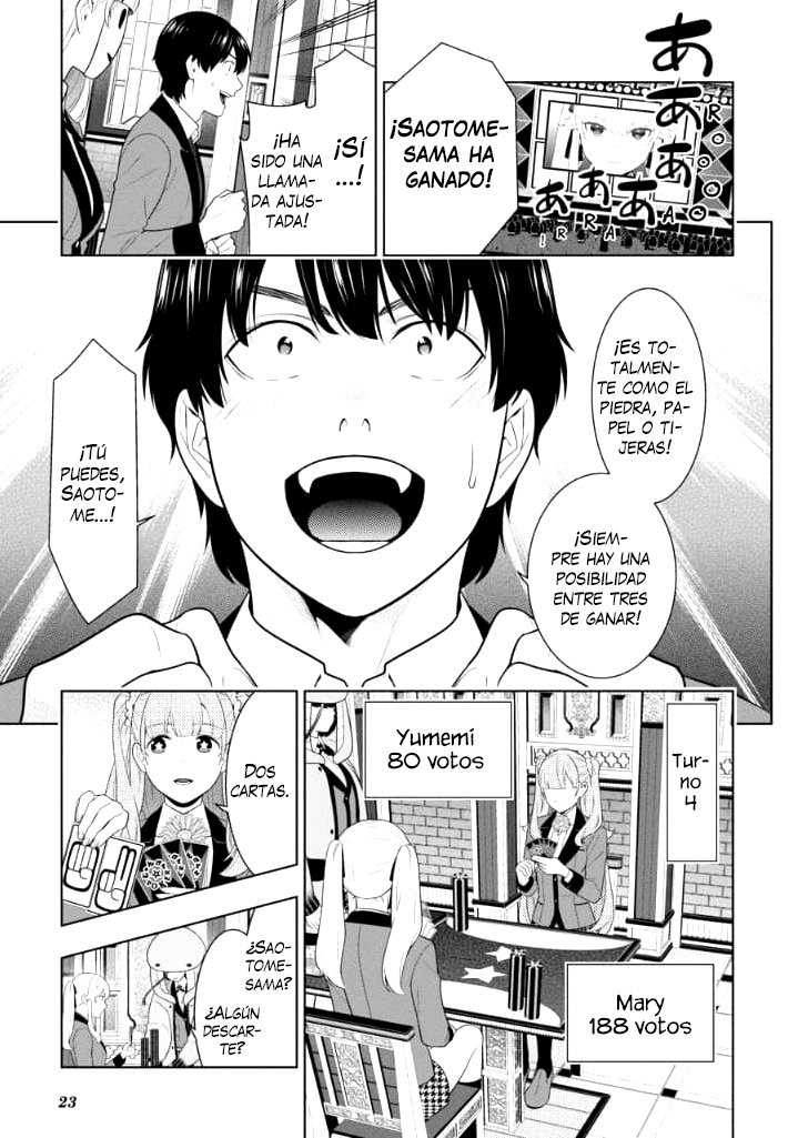 Kakegurui: Compulsive Gambler capítulo 66 página 25