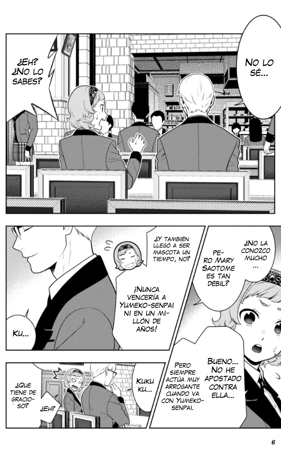 Kakegurui: Compulsive Gambler capítulo 71 página 6