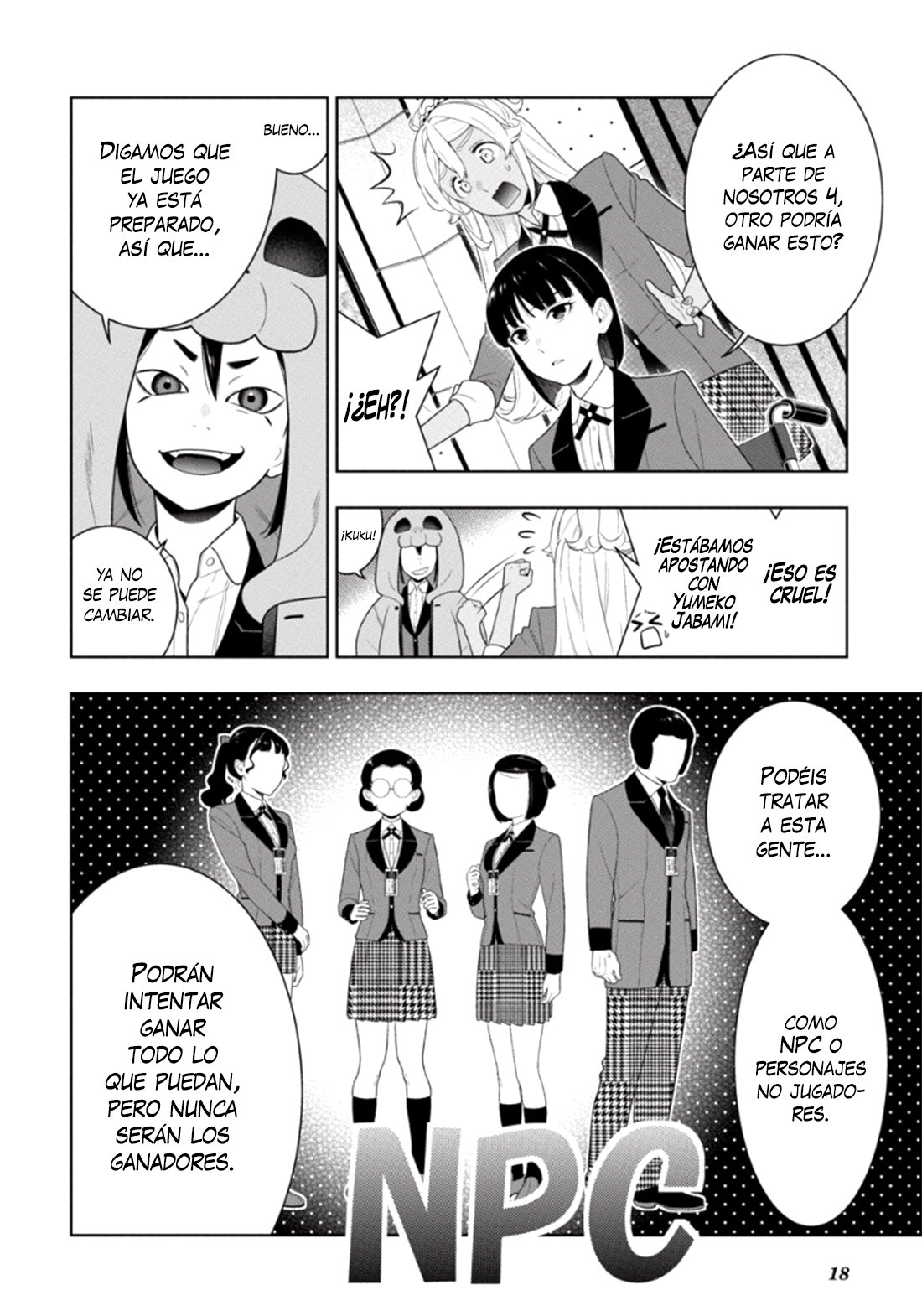 Kakegurui: Compulsive Gambler capítulo 77 página 18
