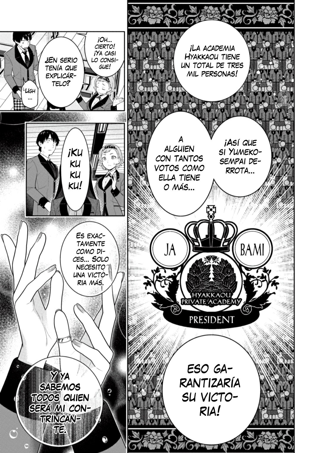 Kakegurui: Compulsive Gambler capítulo 83.2 página 3