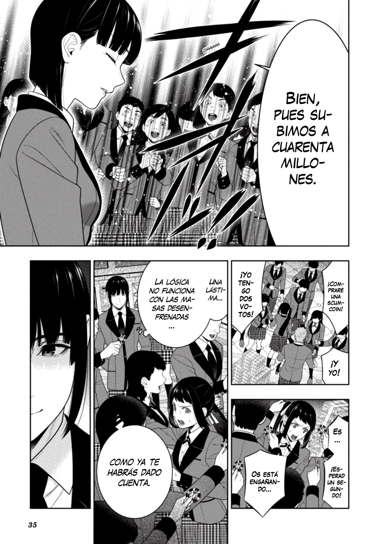 Kakegurui: Compulsive Gambler capítulo 90 página 37