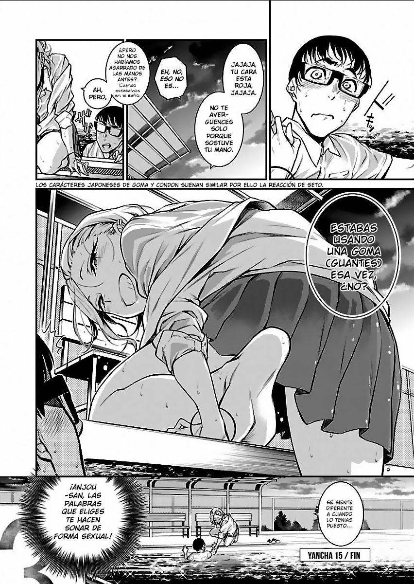 Yancha Gal no Anjou-san capítulo 15 página 15