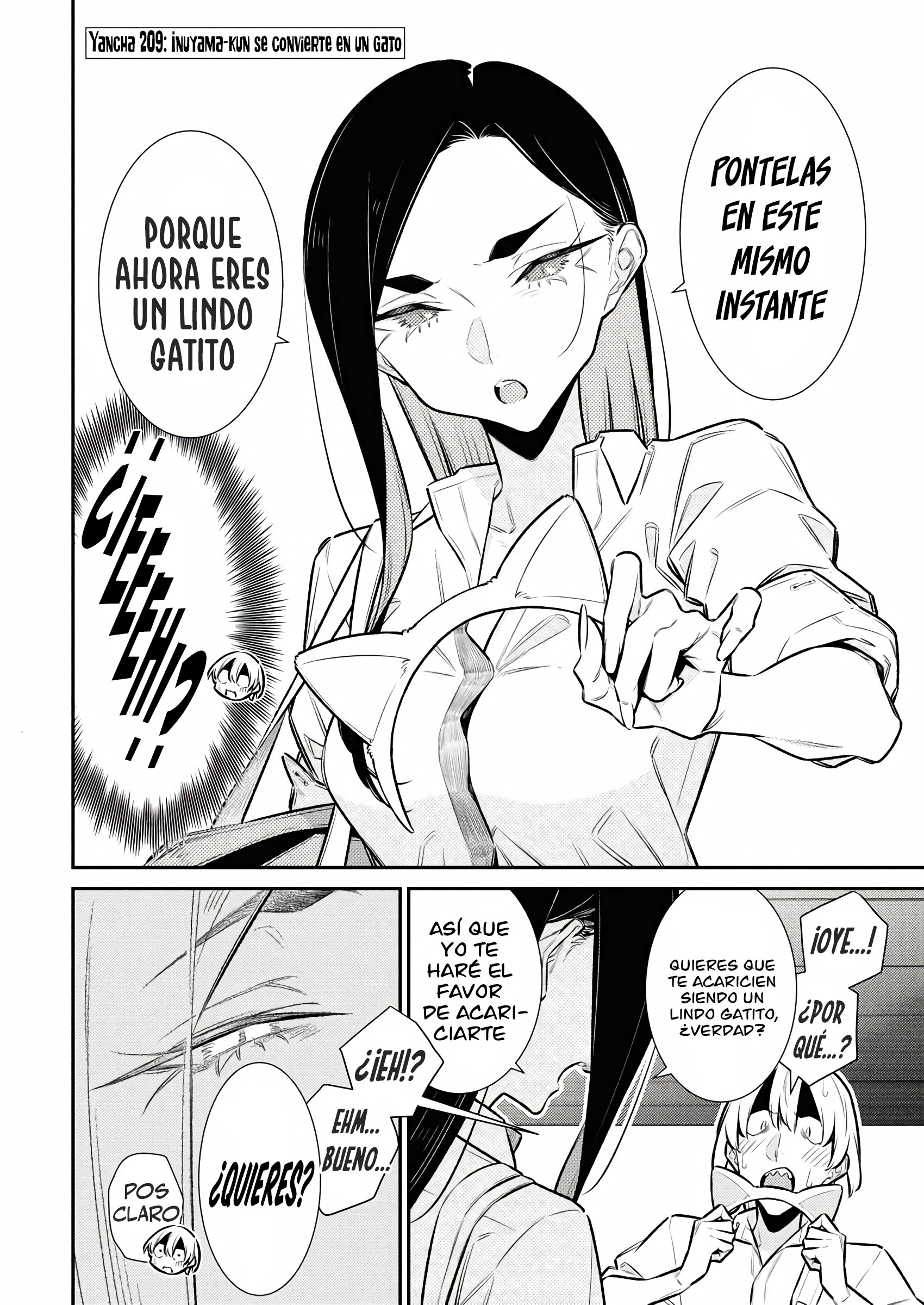 Yancha Gal no Anjou-san capítulo 214 página 4