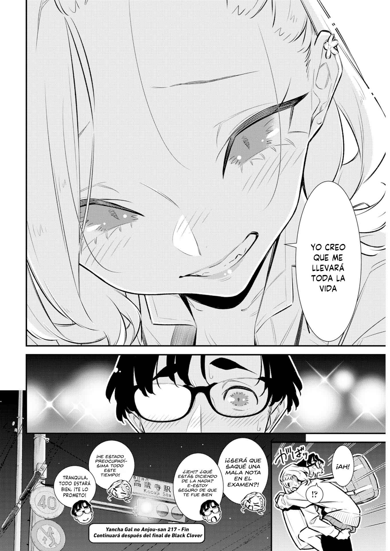 Yancha Gal no Anjou-san capítulo 222 página 16
