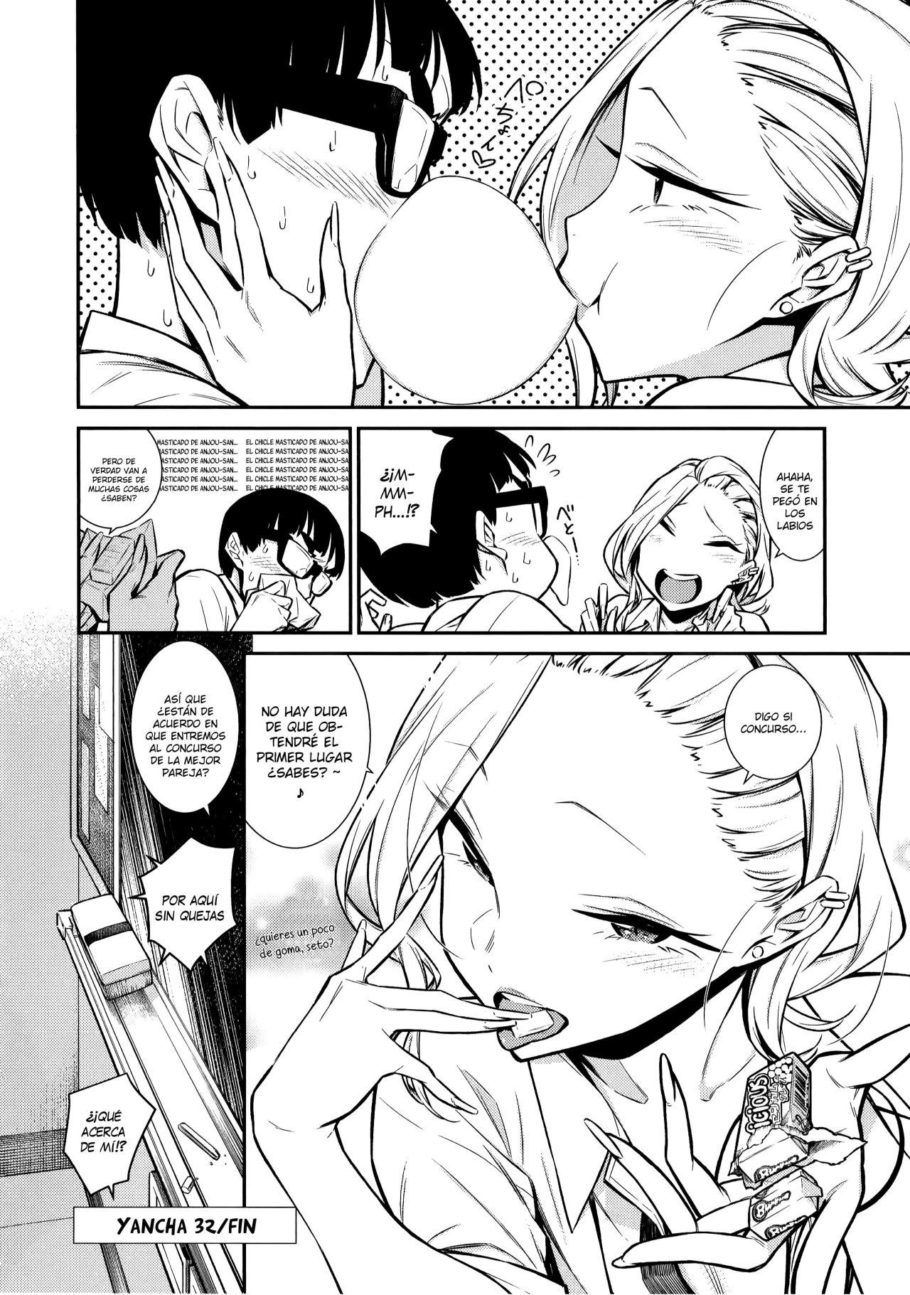 Yancha Gal no Anjou-san capítulo 32 página 14