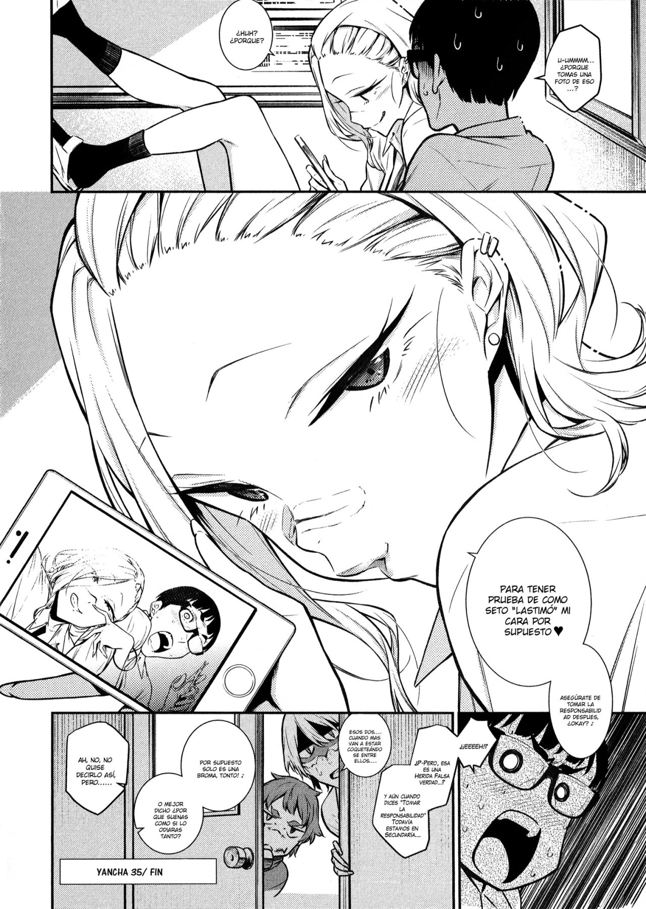 Yancha Gal no Anjou-san capítulo 35 página 13