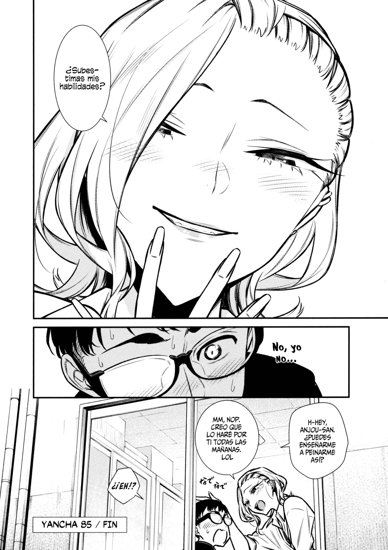 Yancha Gal no Anjou-san capítulo 85 página 19