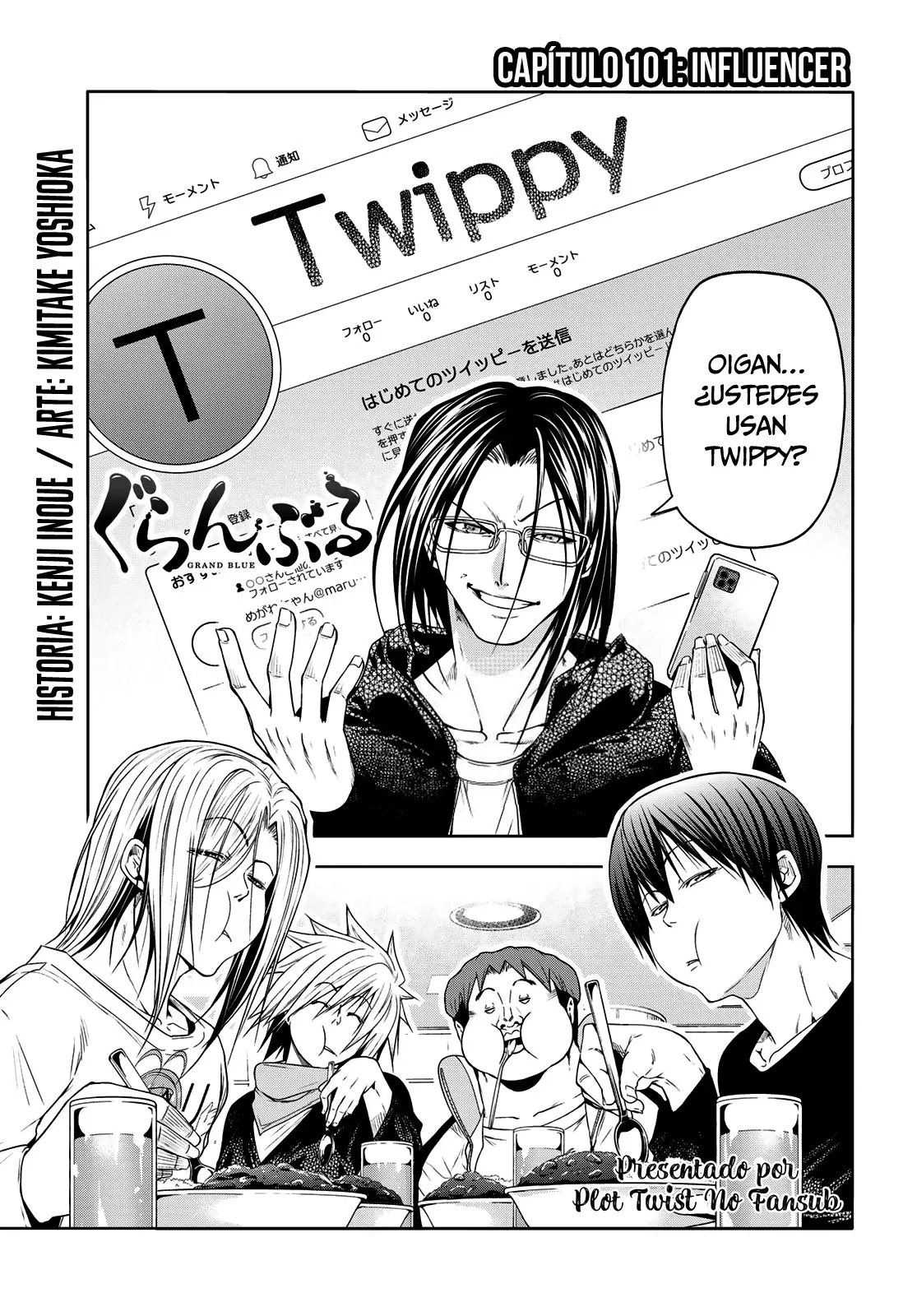 Grand Blue capítulo 101 página 3